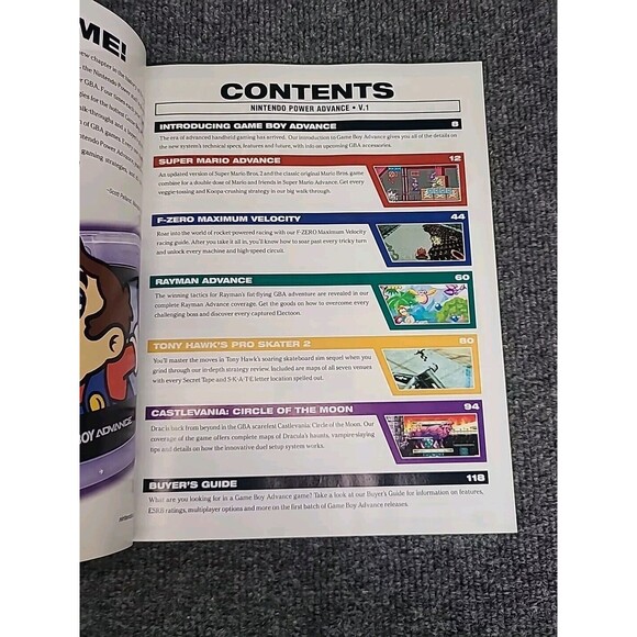 Vintage Nintendo Power Advance Volume 1 Official Magazine 2001 mario - Picture 3 of 5